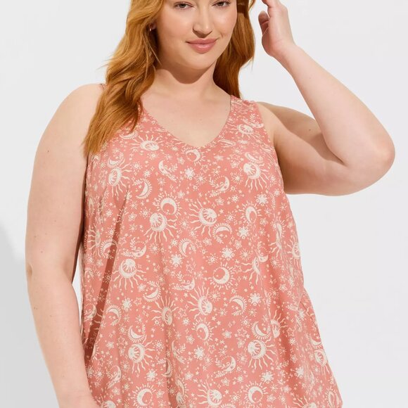 Celestial Stitch Detail Tank Top - Picture 2 of 13